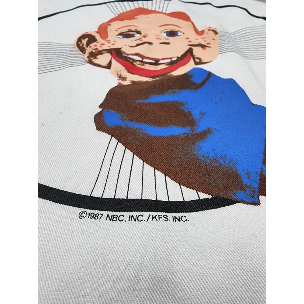 Vintage 1987 Howdy Doody Apron to go‎ White  NBC Inc No Packaging LOGO